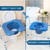Bedside Commode Chair Portable Potty Toilet Riser Padded Seat