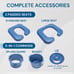 Bedside Commode Chair Portable Potty Toilet Riser Padded Seat