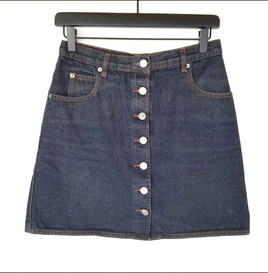 Asos Darkwash denim skirt size 10-Medium