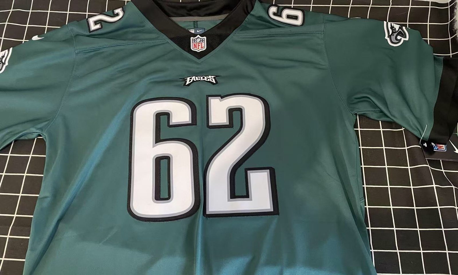Jason Kelce PhildJason Kelce Phildelphia Eagles Signed Autograph Nike Jersey JSA