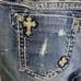 Miss Me 29 bootcut cross and fleur de lis bling jeans denim (J1)