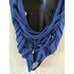 Ralph Lauren Swimsuit Size 16 Blue Tummy-Control Corset-Back One-Piece LR80A02