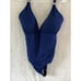 Ralph Lauren Swimsuit Size 16 Blue Tummy-Control Corset-Back One-Piece LR80A02