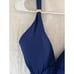 Ralph Lauren Swimsuit Size 16 Blue Tummy-Control Corset-Back One-Piece LR80A02