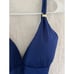 Ralph Lauren Swimsuit Size 16 Blue Tummy-Control Corset-Back One-Piece LR80A02