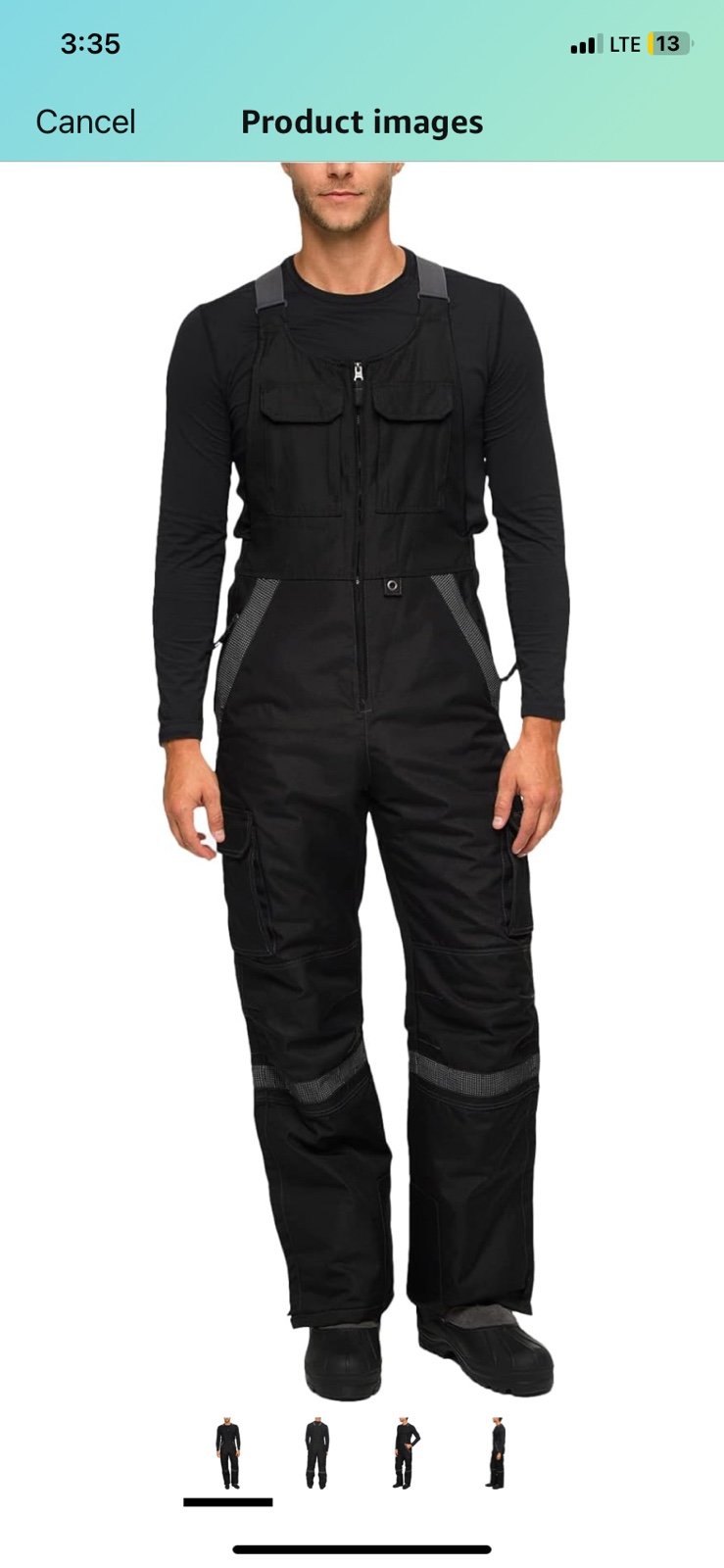 Arctix Men's Tundra Ballistic Bib Overalls with Added Visibility