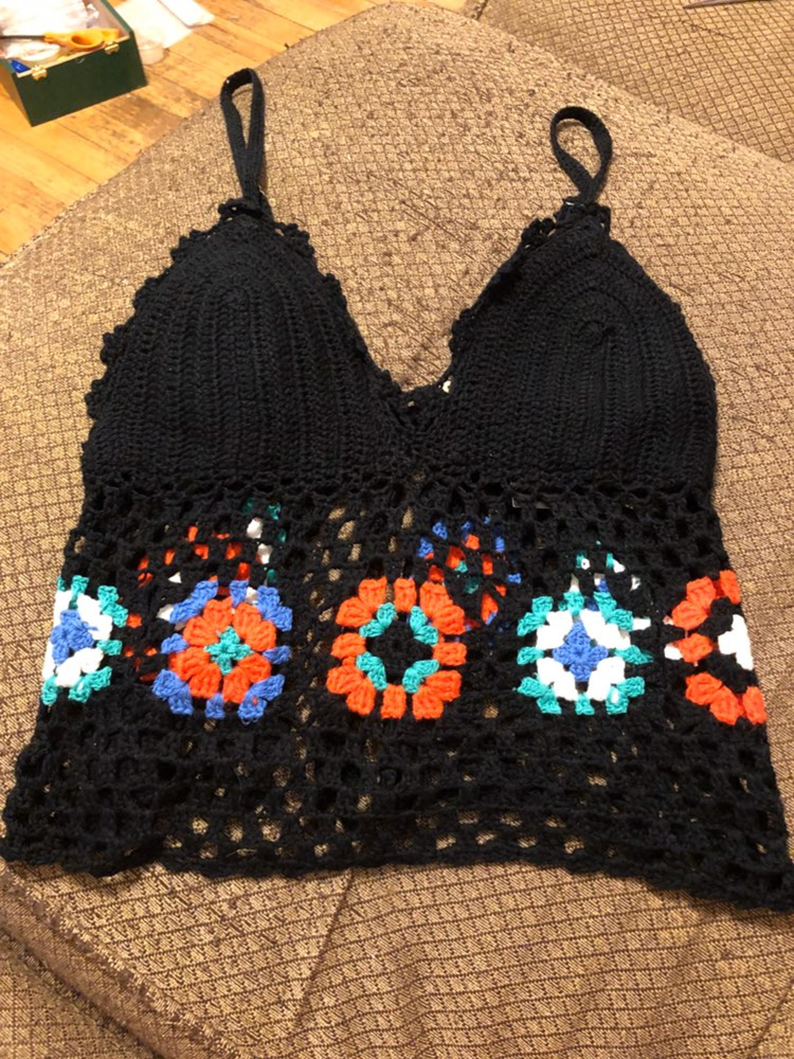 Reverse Crochet Tank Top