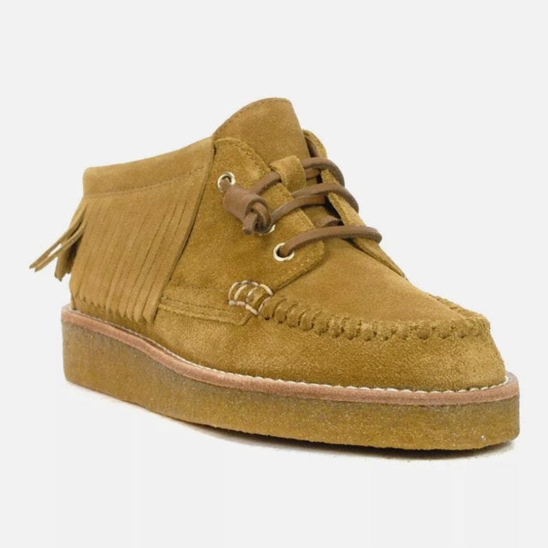 Sperry + Rebecca Minkoff Suede Fringe Chukka Fashion Boots Tan Womens Size US 7M