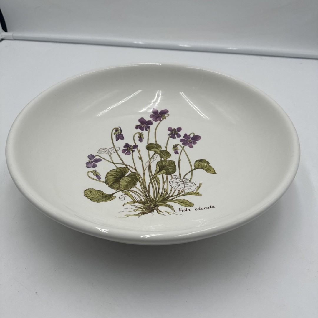 Rare! Portmeirion Botanic Garden “Viola Odorata” Pasta Serving Bowl 12.75”