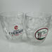 Glass Beer Stein Mug Lot of 5 Dimple Thumbprint Heavy Free Shipping Barware