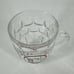 Glass Beer Stein Mug Lot of 5 Dimple Thumbprint Heavy Free Shipping Barware