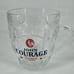 Glass Beer Stein Mug Lot of 5 Dimple Thumbprint Heavy Free Shipping Barware