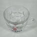 Glass Beer Stein Mug Lot of 5 Dimple Thumbprint Heavy Free Shipping Barware
