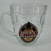 Glass Beer Stein Mug Lot of 5 Dimple Thumbprint Heavy Free Shipping Barware