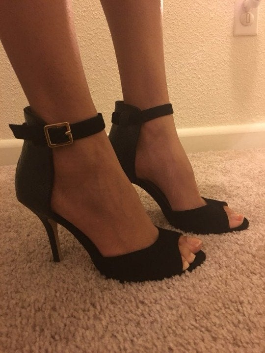 Black Steve Madden Heel sandals
