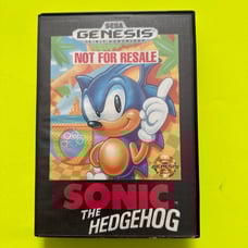Sonic the Hedgehog not for resale for sega genesis