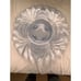 Cambridge Caprice Moonlight Blue Frosted Elegant Glass 4 Footed 14 1/2 Platter