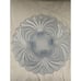 Cambridge Caprice Moonlight Blue Frosted Elegant Glass 4 Footed 14 1/2 Platter