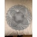 Cambridge Caprice Moonlight Blue Frosted Elegant Glass 4 Footed 14 1/2 Platter