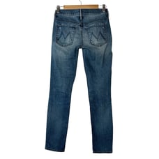 Mother The Muse Ankle Bushwacked Jeans Womens Size 26 Stretch Distressed