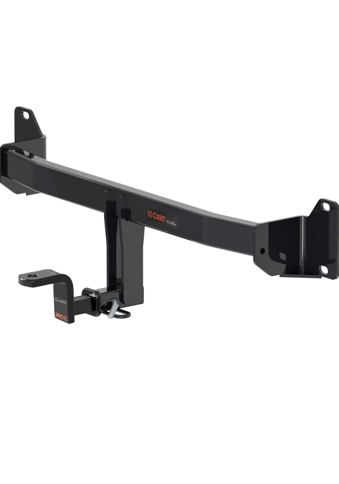 CURT 115303 Class 1 Trailer Hitch with Ball Mount, 1-1/4-In Receiver, Fits Selec