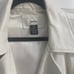 White leather peacoat
