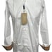 Burberry men's white long sleeve button down check cuffs shirt size 2xl