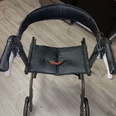 Drive walker with seat