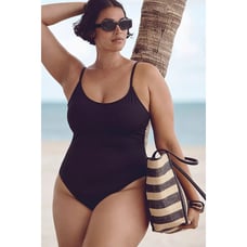 Andie Swim The Cheeky Amalfi One Piece in Black XXL NWT