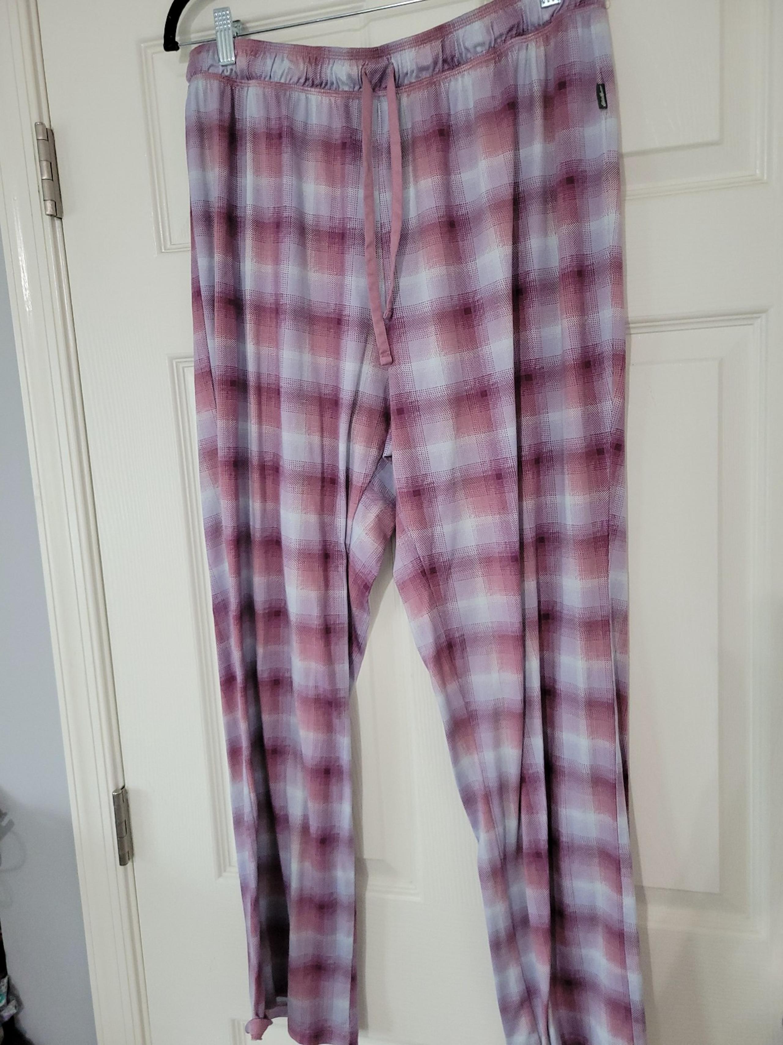 Eddie Bauer Women’s Pajama, Lounge Plaid Sleepwear Pants Elastic Waist, XL