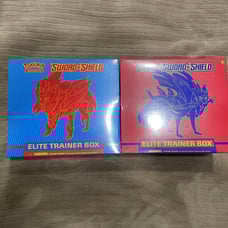 Pokemon Sword and Shield elite trainer box lot