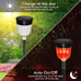 Solar Pathway Lights, 8 Pack Color Changing Solar Lights