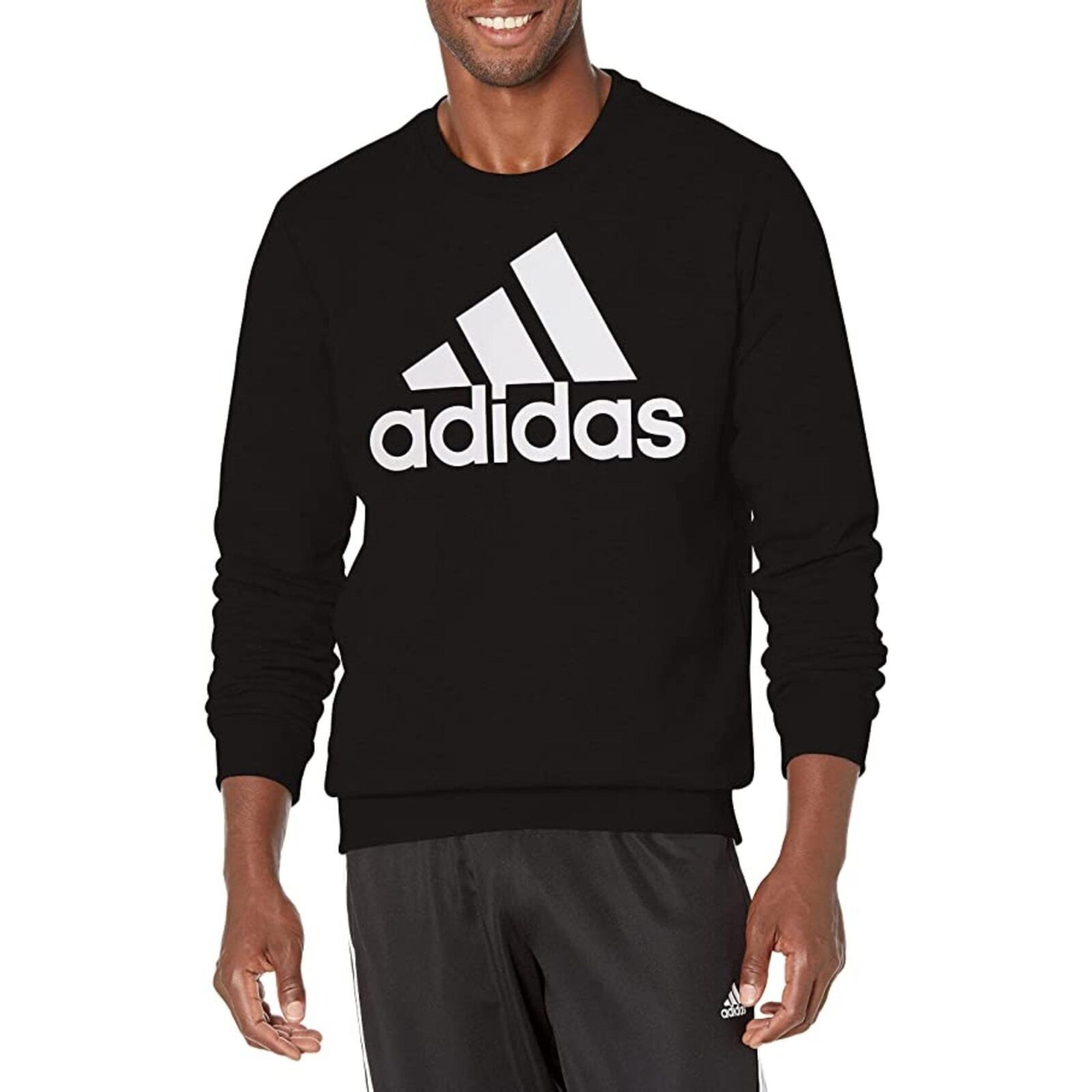 adidas Men's Crewneck Logo Graphic Sweatshirt Size Large New With Tags