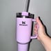 Stanley 40 oz Stainless Steel H2.0 Flowstate Quencher Tumbler Sour Grape