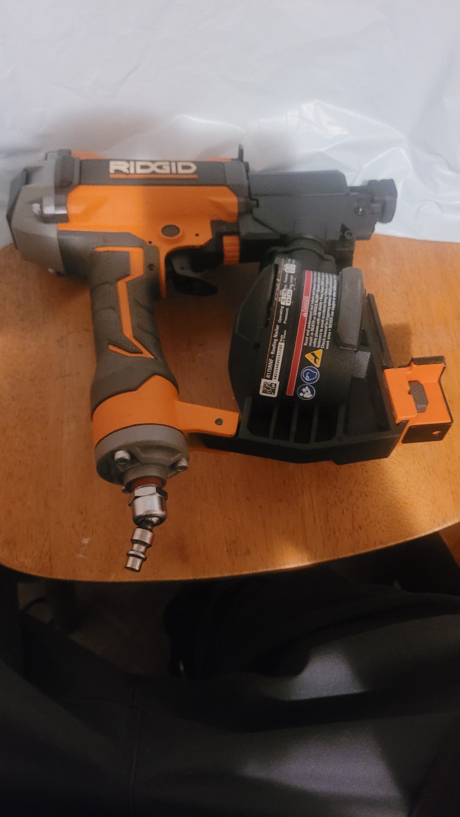 RIDGID 15 Degree 1-3/4 in Coil Roofing Nailer R175RNF