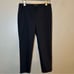 ST JOHN Alexa Milano Knit Slim Leg Ankle Slit Pants Sz 6 Caviar Black