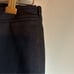 ST JOHN Alexa Milano Knit Slim Leg Ankle Slit Pants Sz 6 Caviar Black