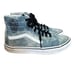 VANS Sk-8 Hi Tapered Denim Scull Embroidery Sneakers W 6.5 M 5