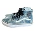 VANS Sk-8 Hi Tapered Denim Scull Embroidery Sneakers W 6.5 M 5