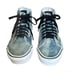VANS Sk-8 Hi Tapered Denim Scull Embroidery Sneakers W 6.5 M 5