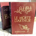 Easton Press LE MORTE D’ARTHUR Death of KING ARTHUR Excalibur Leathr ILLUSTRATED