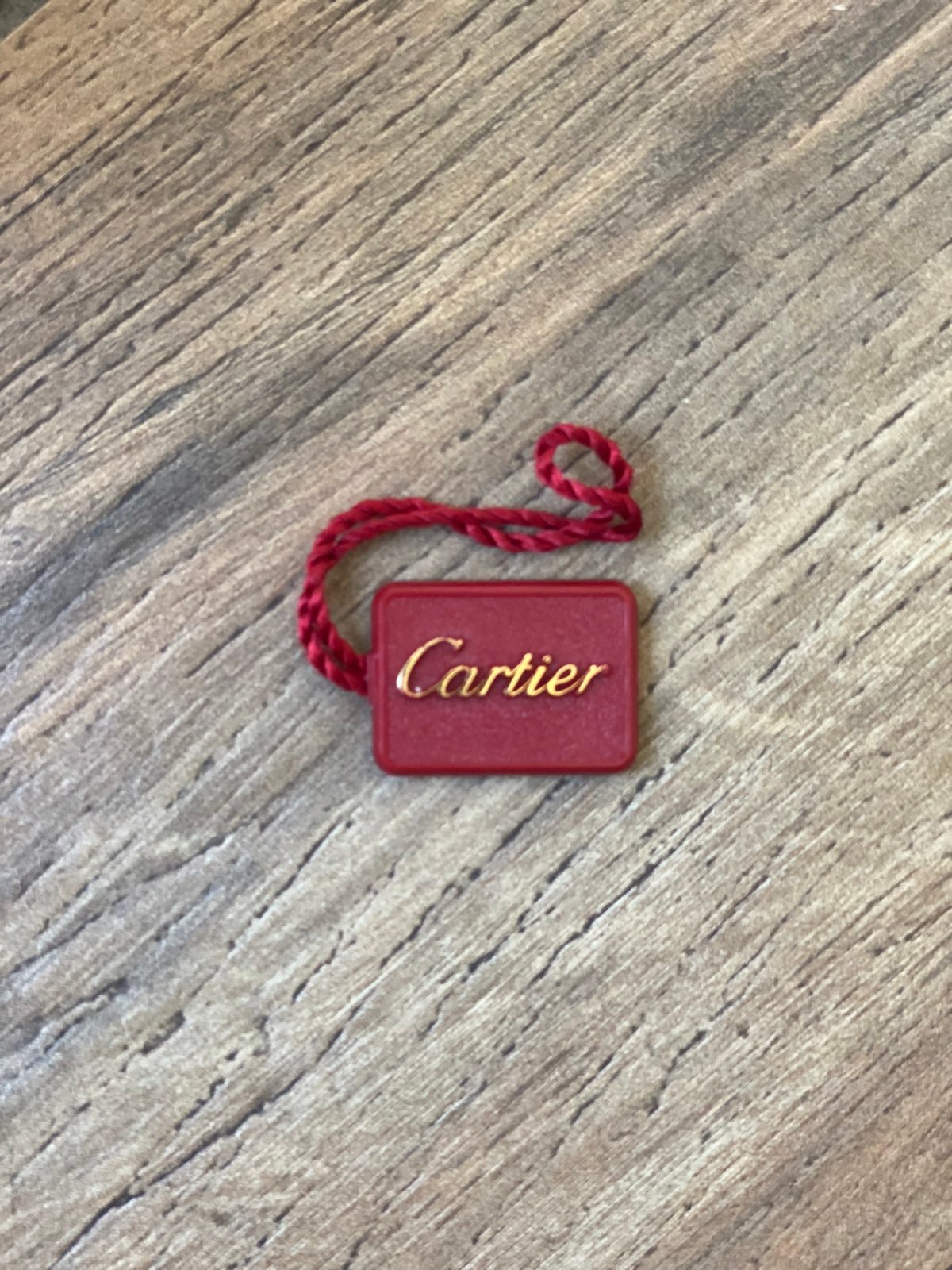 CARTIER WATCH TAG