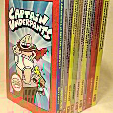 NEW, Captain Underpants: 10 Book Collection Set, Dav Pilkey, In Shrinkwrap