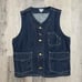 Non Stock 1930s Wabash Stripe Vest VTG Railroad Workwear Bronson Mfg Waistcoat