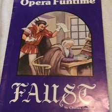 Rare 1982 sheet music Opera Funtime Fause
