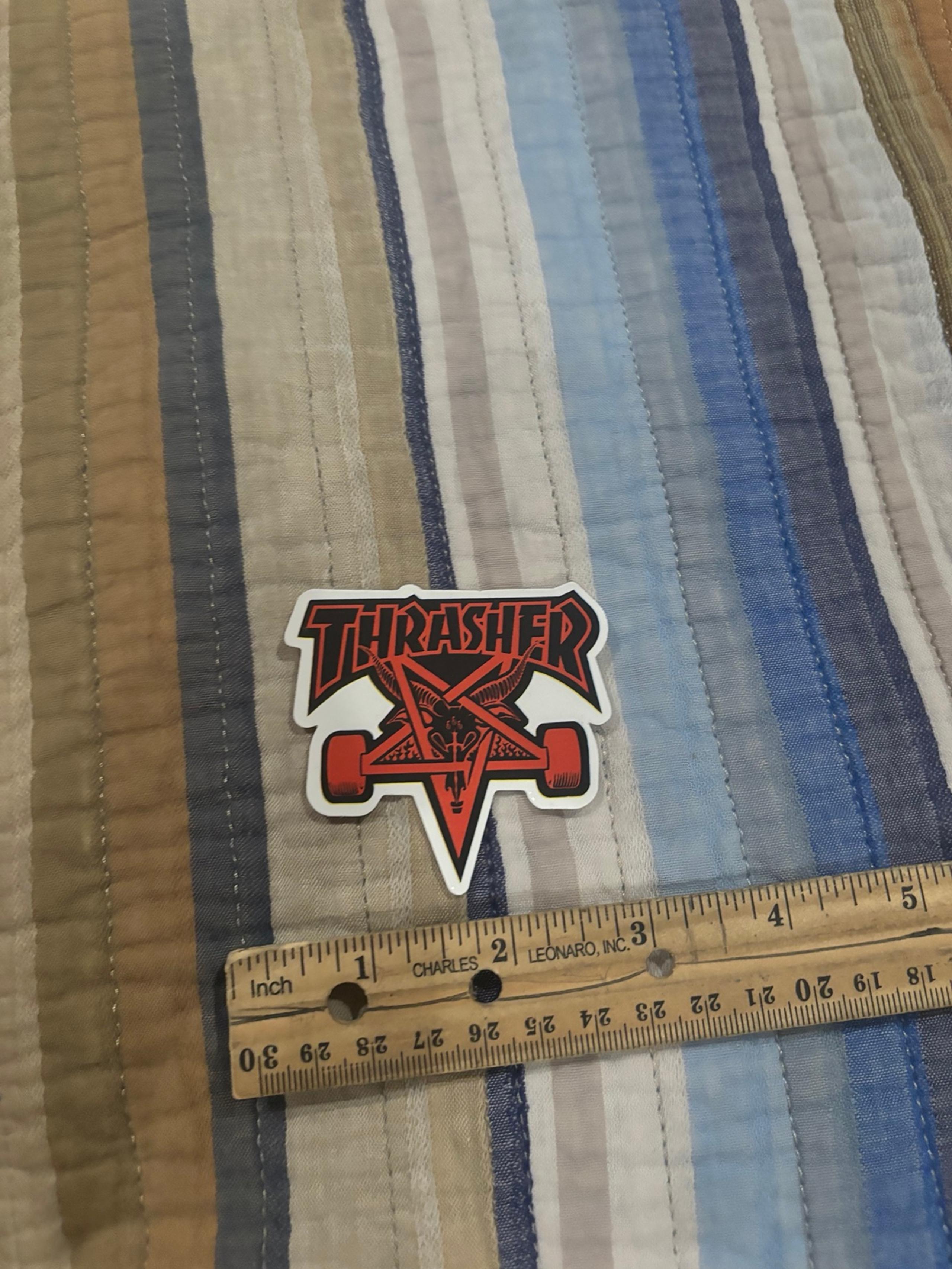 thrasher sticker