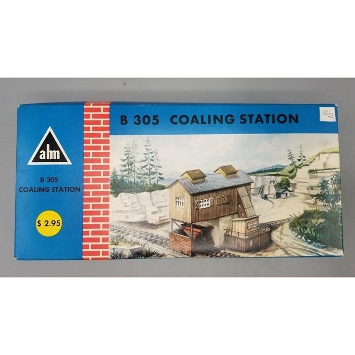 Vintage AHM HO Scale Coaling Station Model Kit