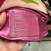 Coach Poppy For Peace Bag - Pink Suede