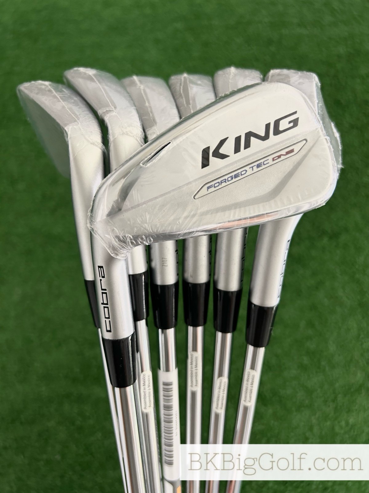 NEW LH Cobra King Forged Tec One Length Iron Set 5-G / KBS -Taper Lite Regular