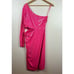 NWT L'AGENCE Christie One-Shoulder Sequin Cutout Sheath Dress Pink Glow Size 10